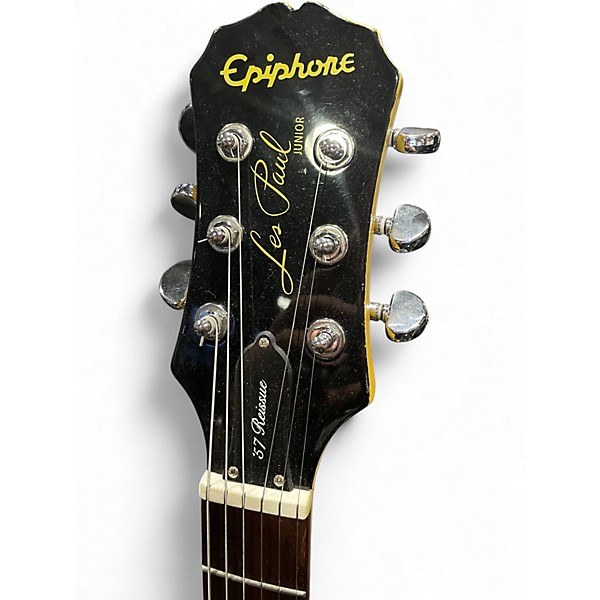 Used Epiphone 57 REISSUE LES PAUL JUNIOR TV Yellow Solid Body