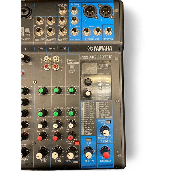 Used Yamaha MG12XUK Unpowered Mixer