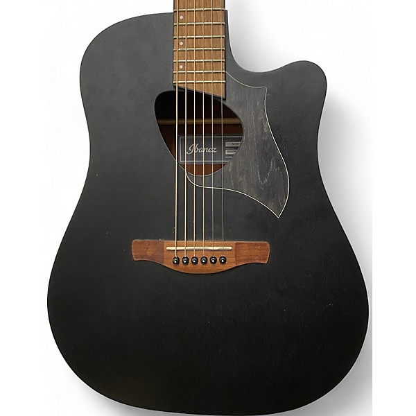 Used Ibanez ALT20-WK Satin Black Acoustic Electric Guitar