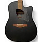 Used Ibanez ALT20-WK Satin Black Acoustic Electric Guitar
