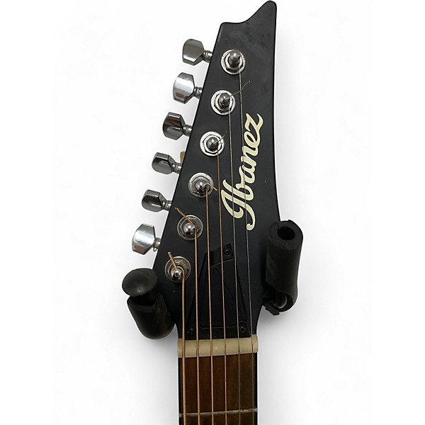 Used Ibanez ALT20-WK Satin Black Acoustic Electric Guitar
