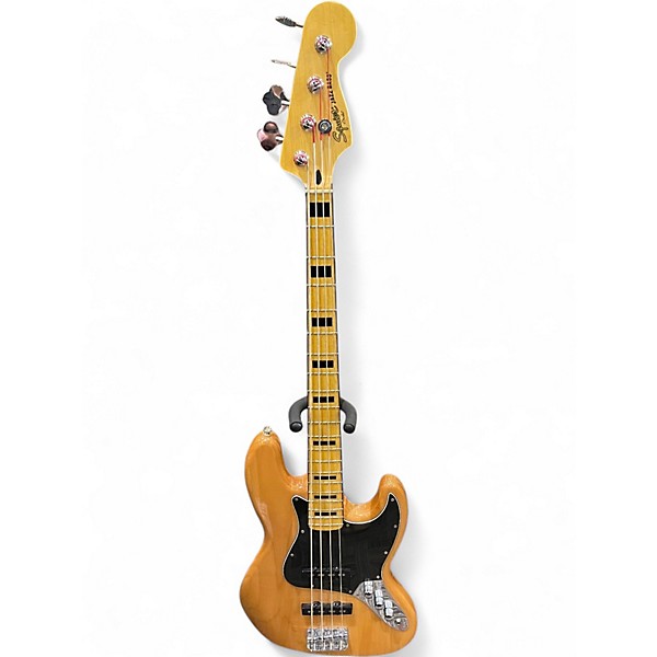 Used Squier Classic Vibe 70s Jazz Bass Natural Electric Bass Guitar
