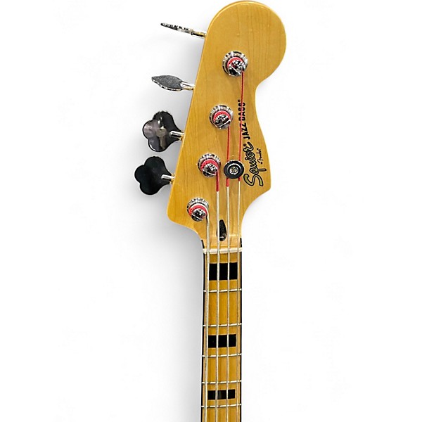Used Squier Classic Vibe 70s Jazz Bass Natural Electric Bass Guitar