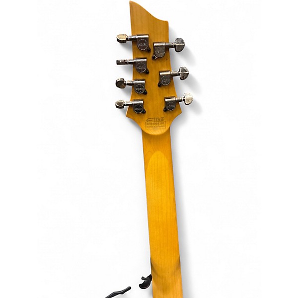 Used Schecter Guitar Research Demon 7 String Alpine White Solid Body Electric Guitar