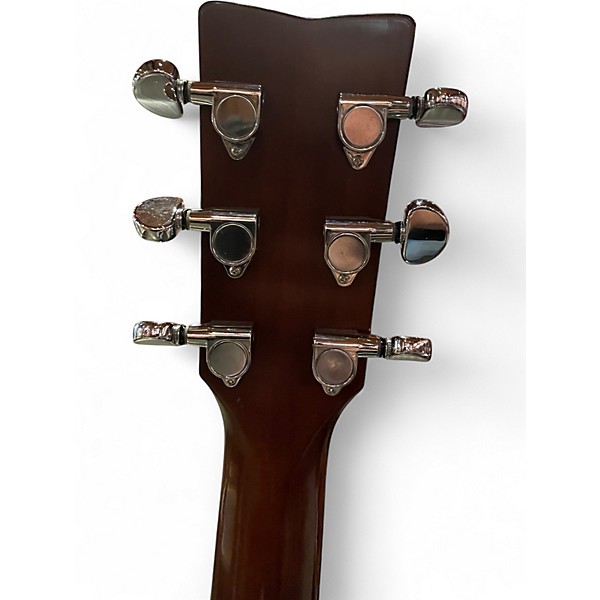 Used Yamaha FGX412SC Natural Acoustic Electric Guitar