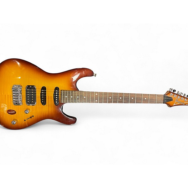 Used Ibanez SA160FM 2 Color Sunburst Solid Body Electric Guitar