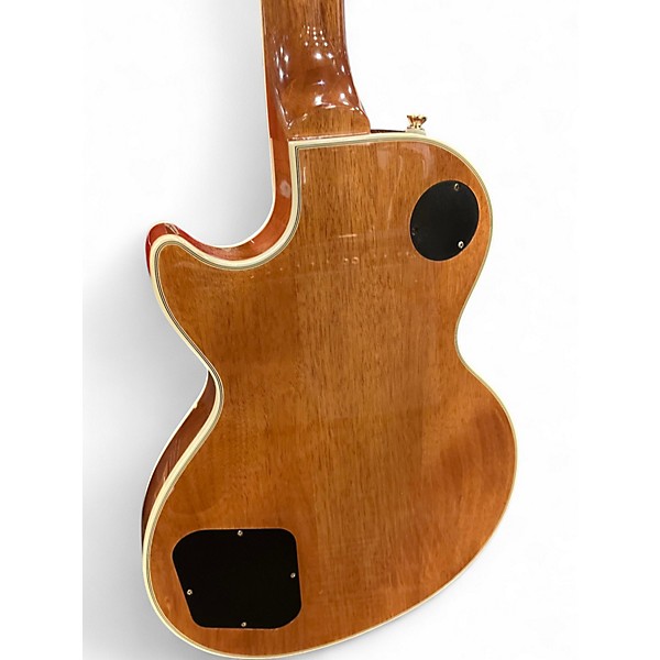 Used Epiphone les Paul custom koa Natural Solid Body Electric Guitar