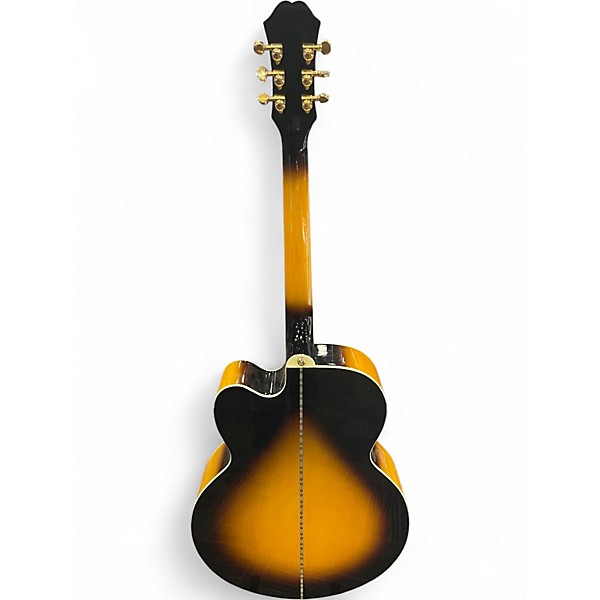 Used Epiphone J200-EC Studio Vintage Sunburst Acoustic Electric Guitar
