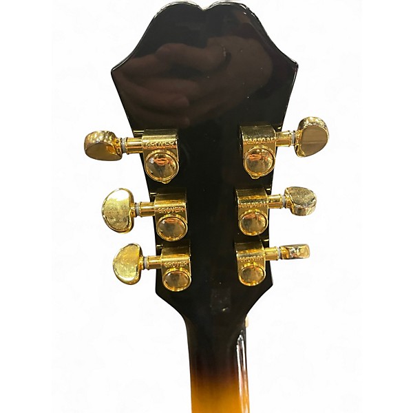 Used Epiphone J200-EC Studio Vintage Sunburst Acoustic Electric Guitar