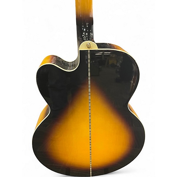 Used Epiphone J200-EC Studio Vintage Sunburst Acoustic Electric Guitar