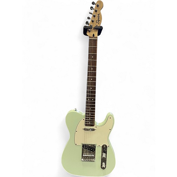 Used 2022 Squier Bullet Telecaster Surf Green Solid Body Electric Guitar
