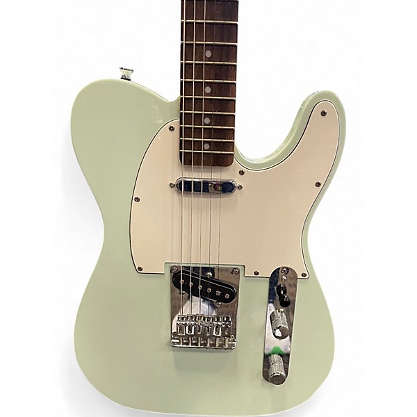 Used 2022 Squier Bullet Telecaster Surf Green Solid Body Electric Guitar