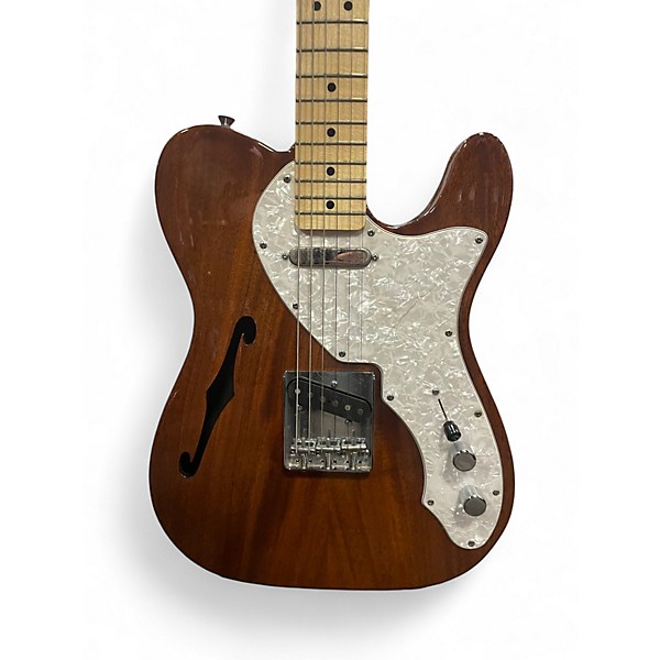 Used Squier Classic Vibe Telecaster Thinline Natural Hollow Body Electric Guitar