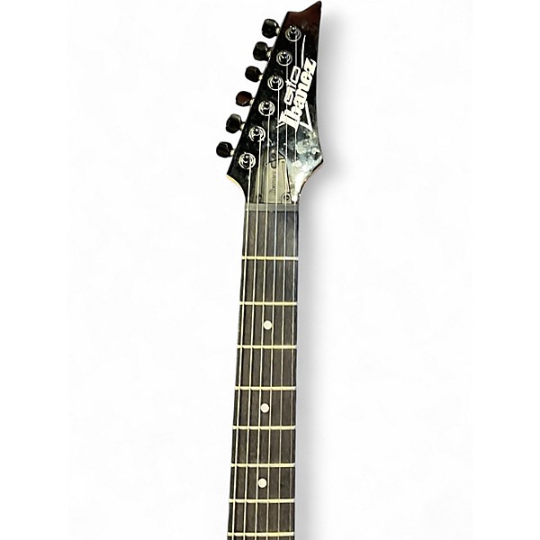 Used Ibanez GRG120QASP Transparent Blue Gradation Solid Body Electric Guitar