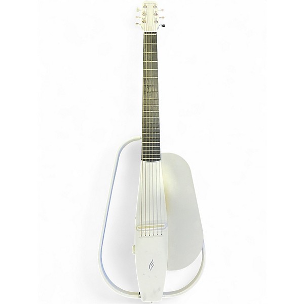 Used Enya Music Nexg Arctic White Solid Body Electric Guitar