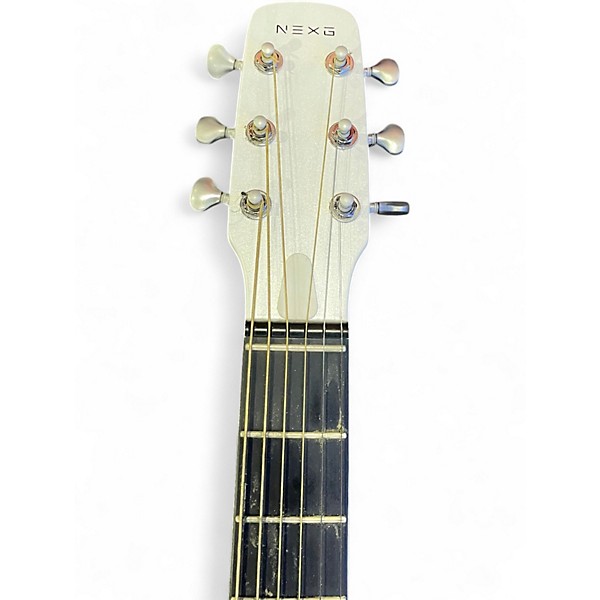 Used Enya Music Nexg Arctic White Solid Body Electric Guitar