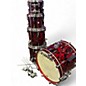 Used SONOR 5 Piece PROLITE SQ2 Red Tribal Drum Kit