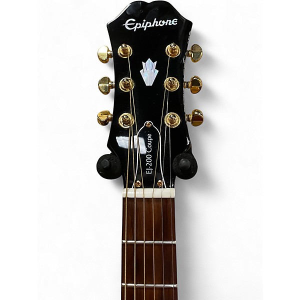 Used Epiphone EJ200 Coupe Red Acoustic Electric Guitar