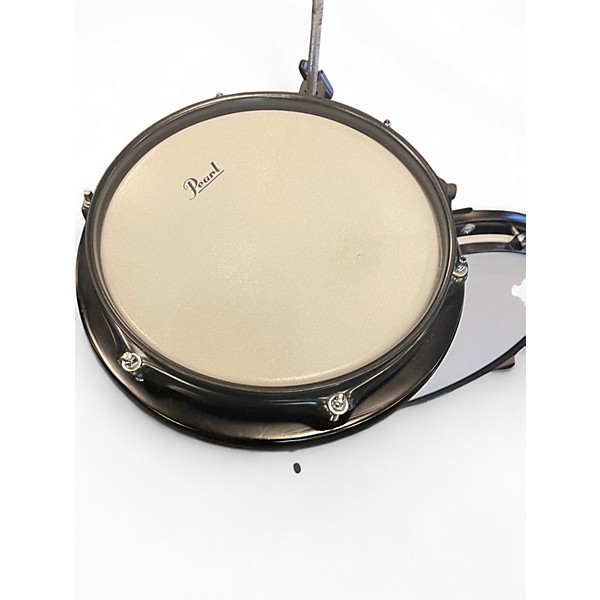 Used Pearl 2 Piece Rhythm Traveler Compact Black Drum Kit