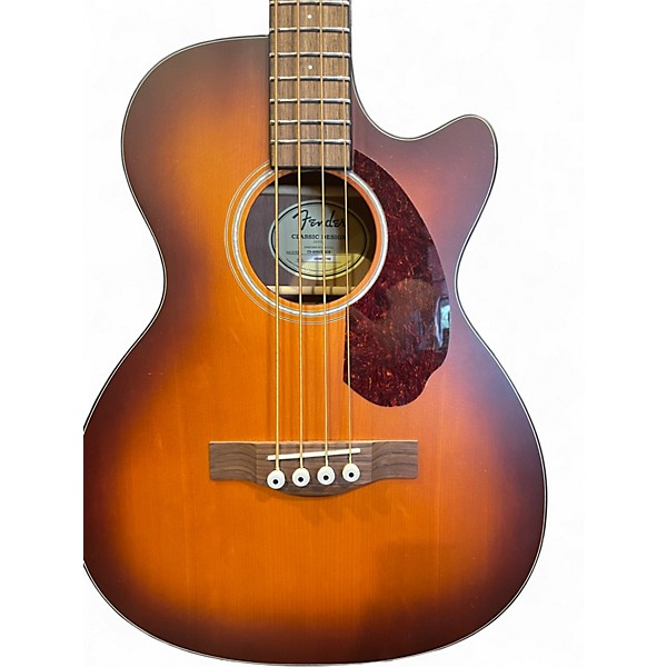 Used Fender CB60SCE COGNAC BURST Acoustic Bass Guitar
