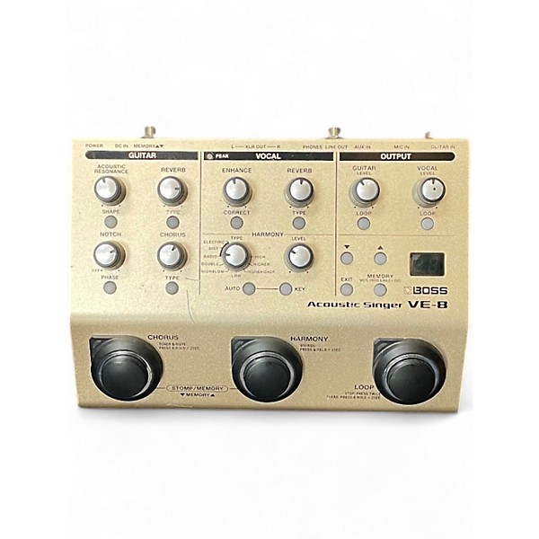 Used BOSS VE8 Acoustic Singer Effect Processor