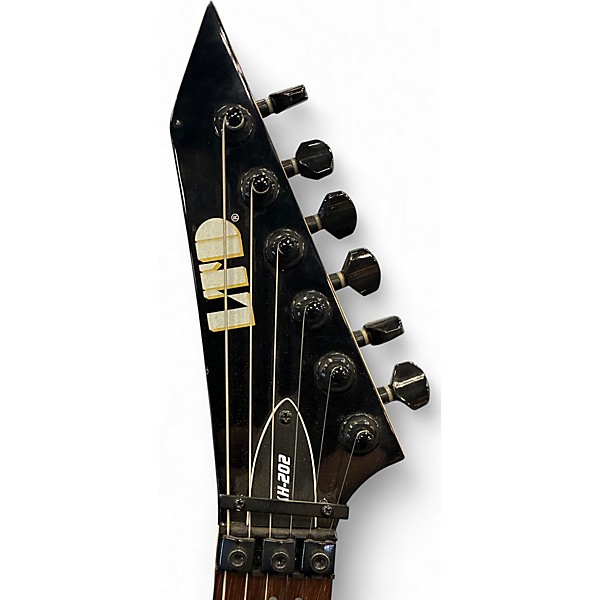 Used ESP KH202 Kirk Hammett Signature Black Solid Body Electric Guitar