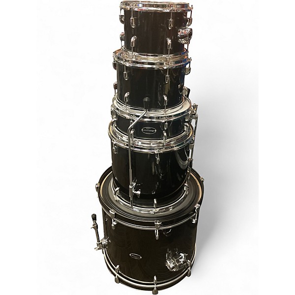 Used PDP by DW 5 Piece CENTERstage Shell Pack Black Drum Kit