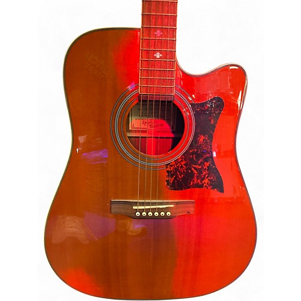 Used Epiphone Masterbuilt DR-500MCE Vintage Natural Acoustic Electric Guitar