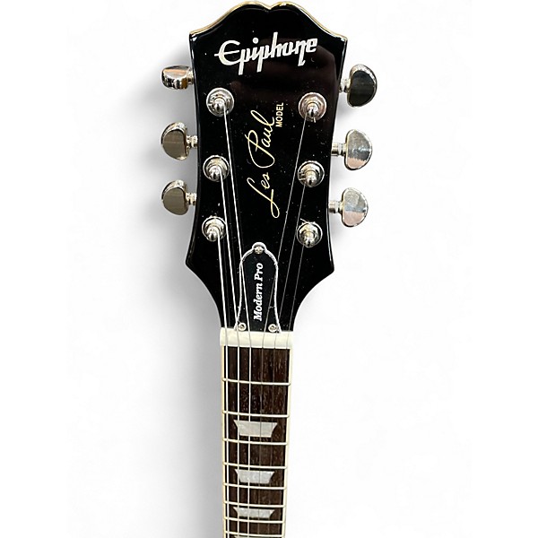 Used Epiphone Les Paul Modern Pro Metallic Gold Solid Body Electric Guitar