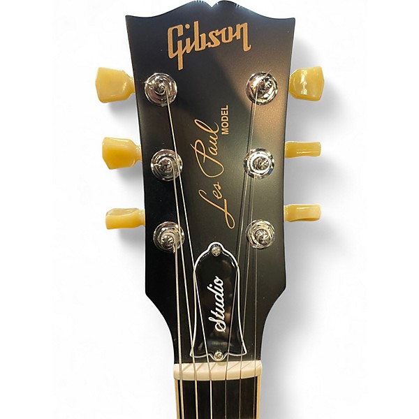 Used Gibson Les Paul Studio Black Solid Body Electric Guitar