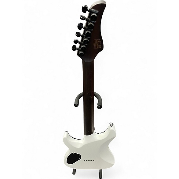 Used Schecter Guitar Research REAPER 6 CUSTOM WHITE Solid Body Electric Guitar