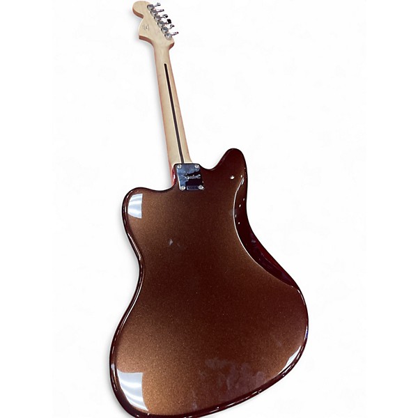 Used Squier AFFINITY JAGUAR MYSTIC METALLIC BROWN Solid Body Electric Guitar