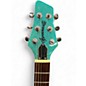 Used Brownsville Thug Sparkle Teal Solid Body Electric Guitar