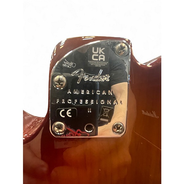 Used Fender American Professional Telecaster Sienna Sunburst Solid Body Electric Guitar