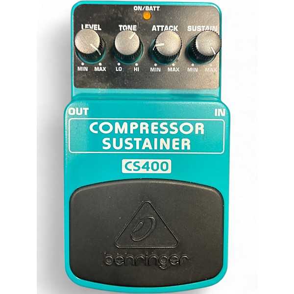 Used Behringer CS400 Compressor Sustainer Effect Pedal
