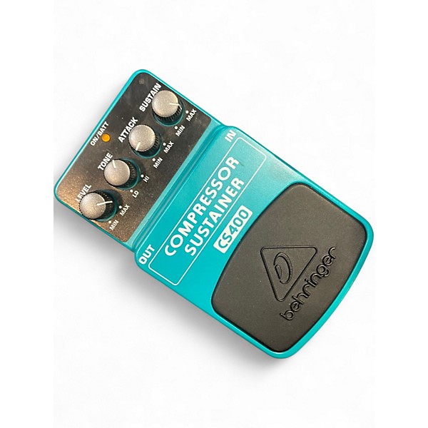 Used Behringer CS400 Compressor Sustainer Effect Pedal