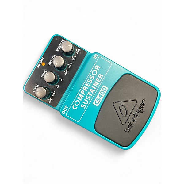 Used Behringer CS400 Compressor Sustainer Effect Pedal