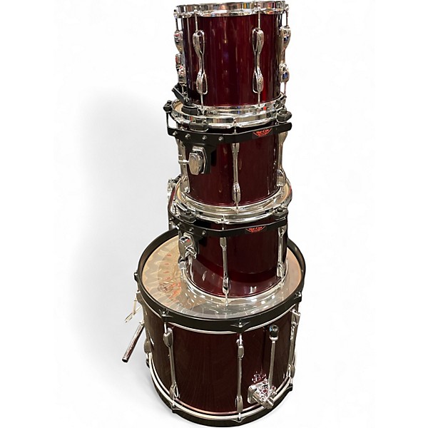 Used TAMA 4 Piece Rockstar Burgundy Drum Kit