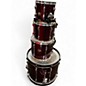 Used TAMA 4 Piece Rockstar Burgundy Drum Kit