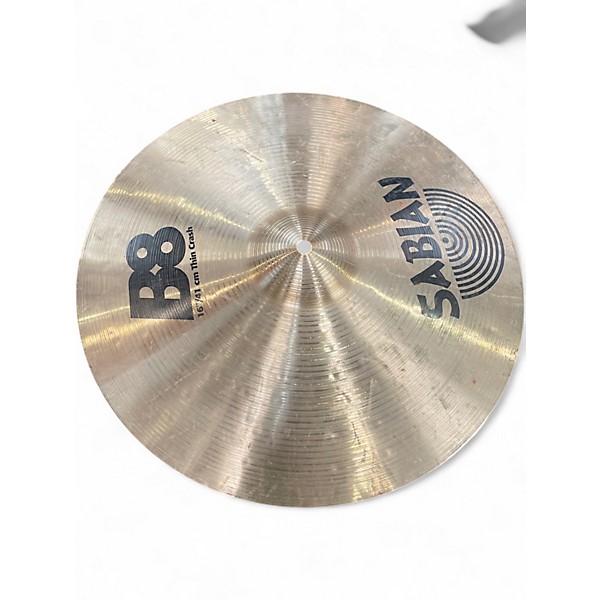 Used SABIAN 16in B8 Thin Crash Cymbal