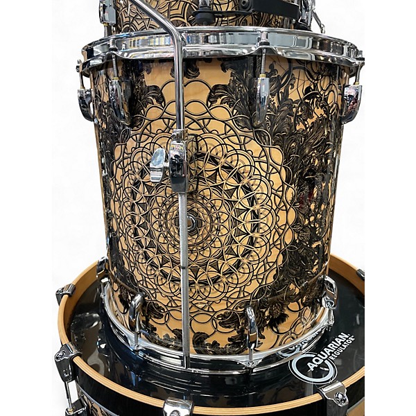 Used Pearl 4 Piece Masters Maple Adam and Eve Drum Kit