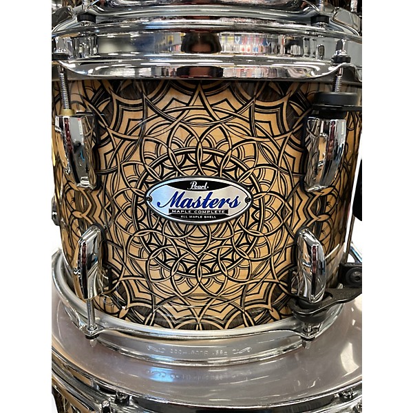Used Pearl 4 Piece Masters Maple Adam and Eve Drum Kit