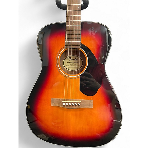 Used Fender CC60S 3 Color Sunburst Acoustic Guitar