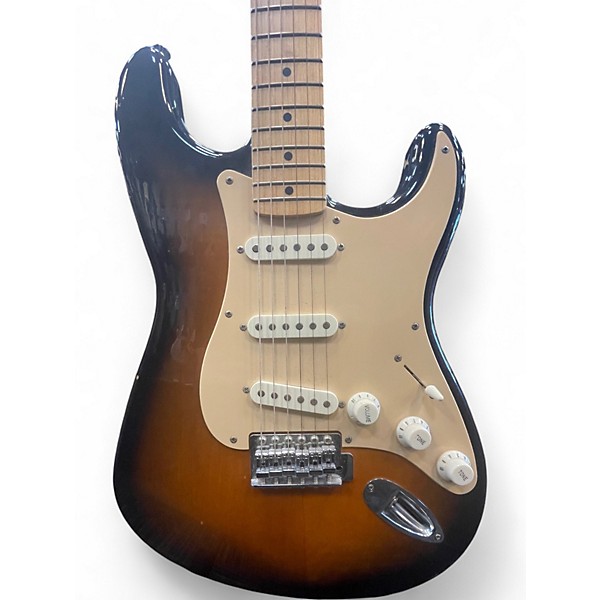 Used Squier Affinity Telecaster 2 Tone Sunburst Solid Body Electric Guitar