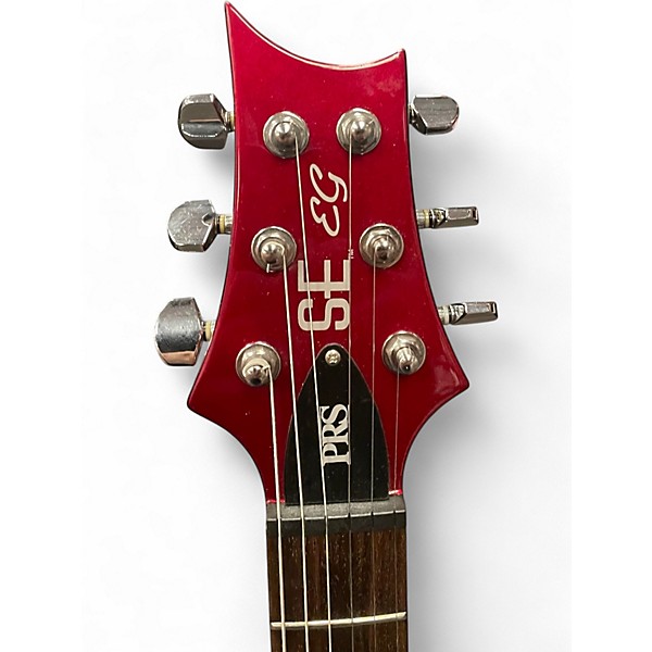 Used PRS SE EG Red Solid Body Electric Guitar