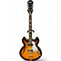 Used Epiphone Casino 2 Color Sunburst Hollow Body Electric Guitar thumbnail