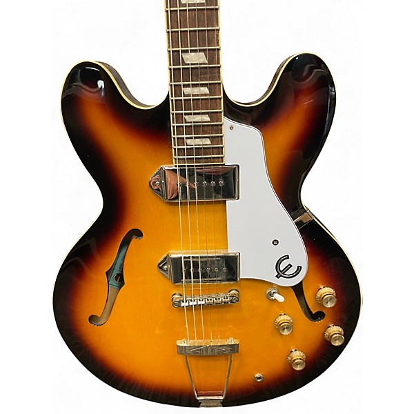 Used Epiphone Casino 2 Color Sunburst Hollow Body Electric Guitar