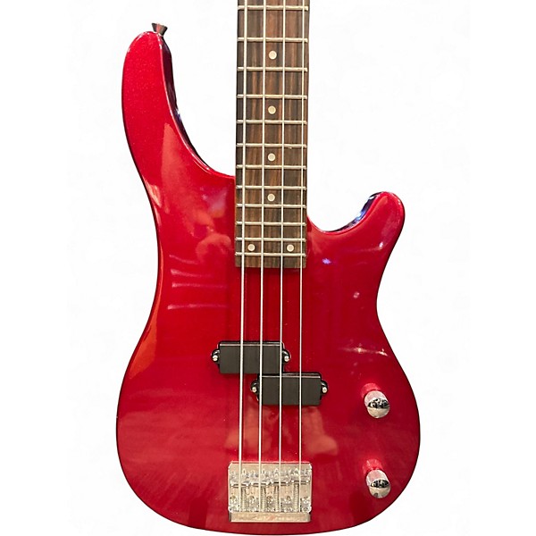 Used Rogue SX100B Red Electric Bass Guitar