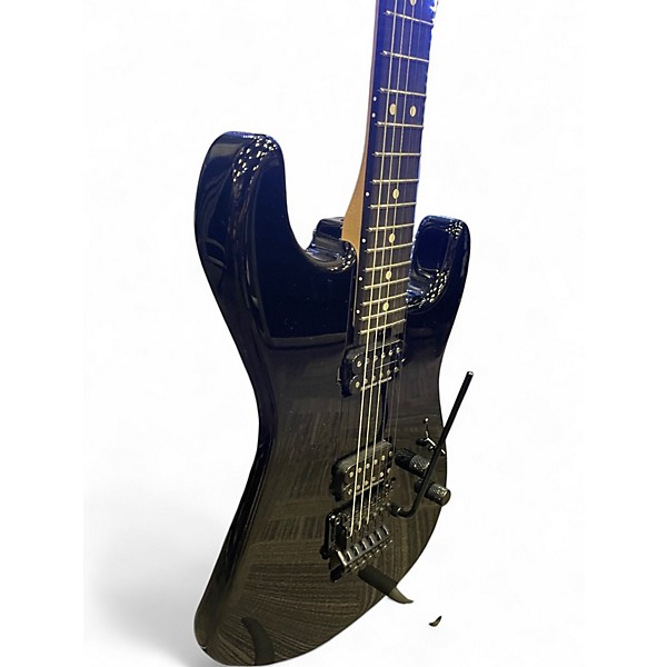 Used Charvel Pro-Mod San Dimas Style 1 HH FR Black Solid Body Electric Guitar