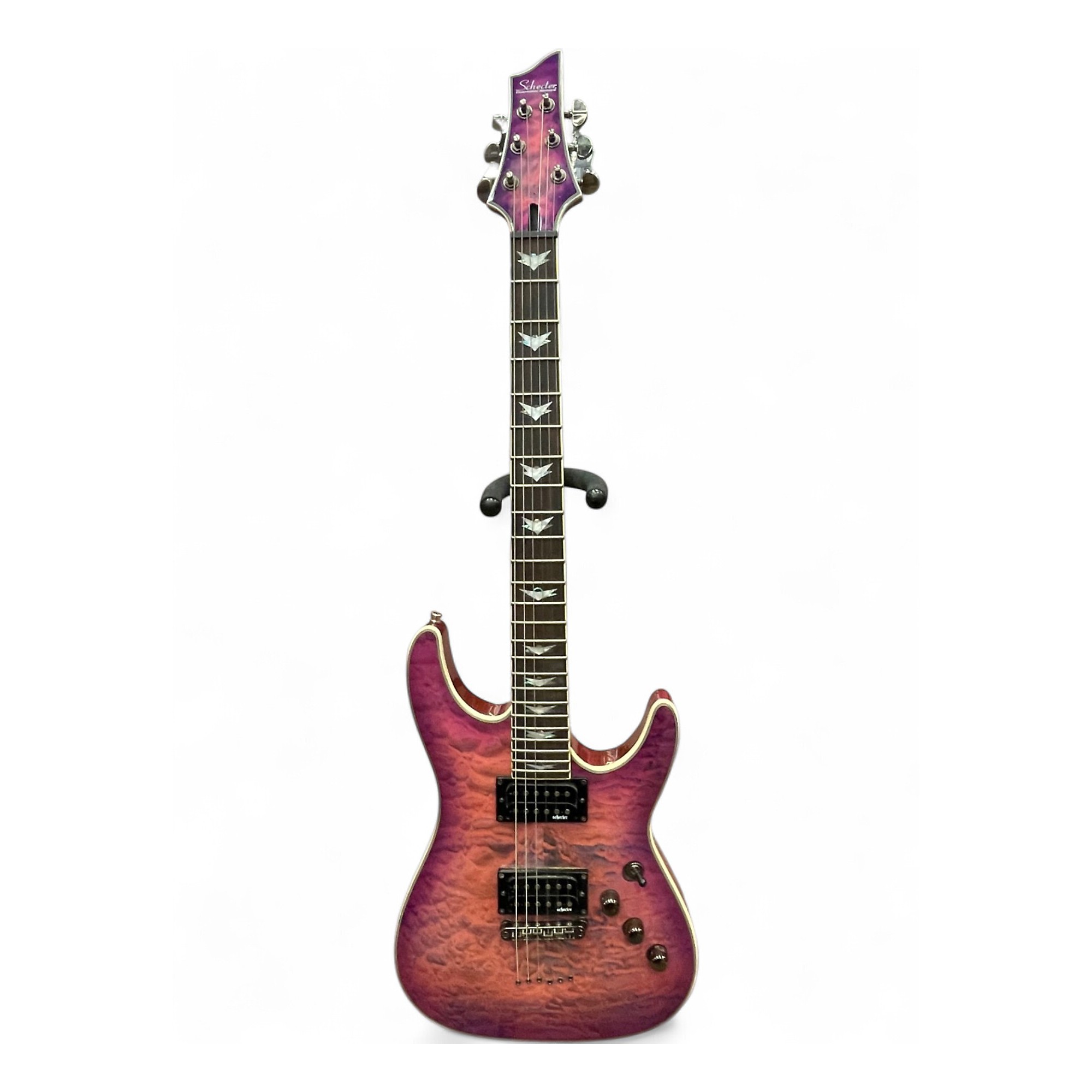 よ*ー様 Schetter Omen Extreme-6 TOB トランスオーシ Used Schecter Guitar Research Omen Extreme 6 TRANS HOT PINK BURST